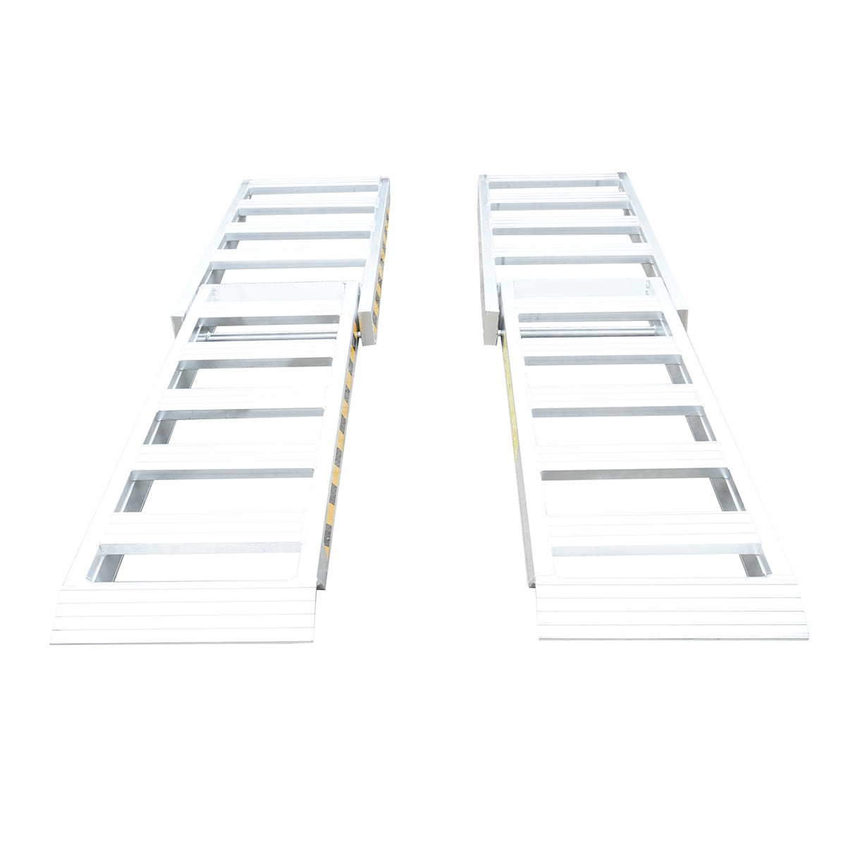 Set di rampe pieghevoli in alluminio da 1 tonnellata per carico/scarico 250x60x10,5 cm - immagine 4