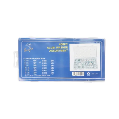 Set di rondelle in alluminio, 450 pezzi - immagine 3