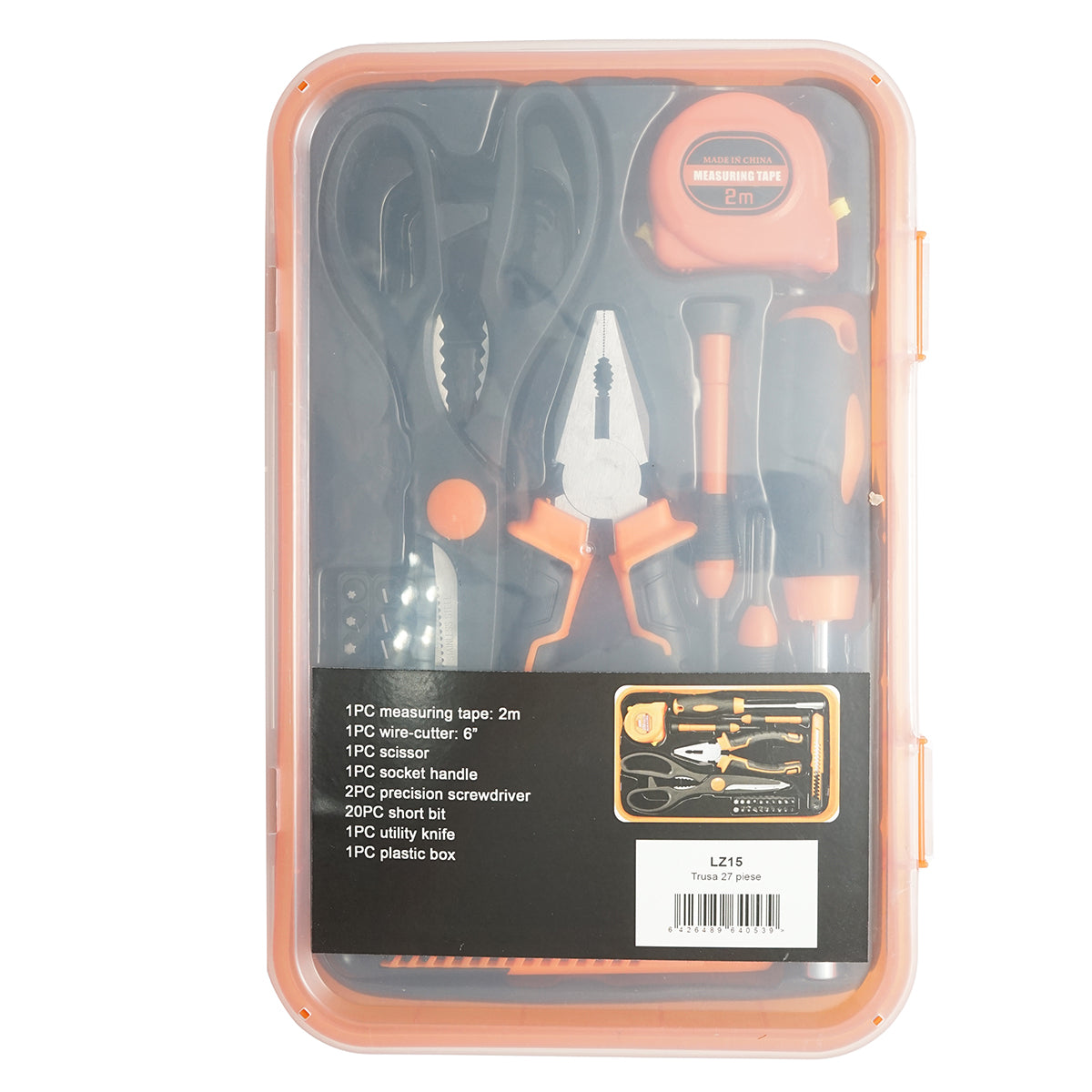 Set di strumenti e utensili combinati 27 pezzi - immagine 2