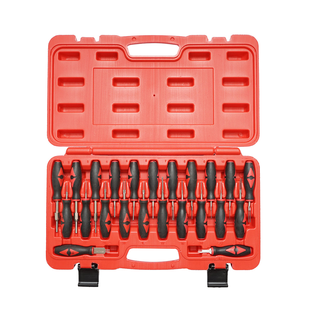 Set di strumenti per rimuovere pin e terminali da connettori elettrici auto, 23 pezzi Breckner Germany - immagine 3