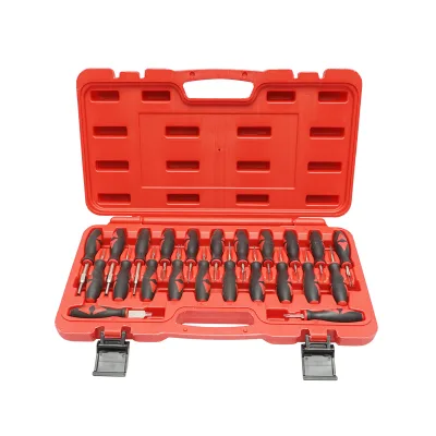 Set di strumenti per rimuovere pin e terminali da connettori elettrici auto, 23 pezzi Breckner Germany