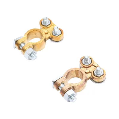 Set di terminali per batteria in bronzo con morsetto a vite Breckner Germany - immagine 4