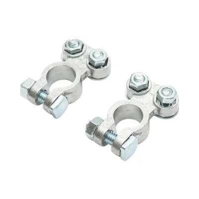 Set di terminali per batterie al piombo con morsetto a vite - immagine 4