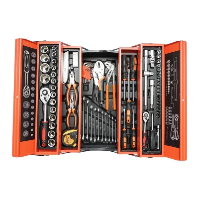 Set di utensili 85 pezzi Valigetta Degli Attrezzi in Metallo 85 pezzi Set Attrezzi - immagine 2