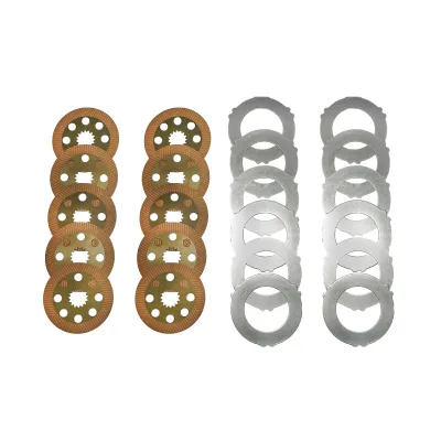 Set dischi frizione 222x49,5x3,9mm Z=15, piastra 240x140x3,8mm per JCB 1700B, 214, 215, 216, 217, 3C, 3CX, 3D, 3DX, 4C, 4CN, 4CX OEM 450-10224/450-10226