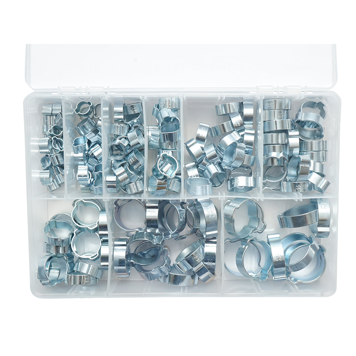 Set fascette metalliche con orecchie 5–27 mm, 175 pezzi - immagine 4