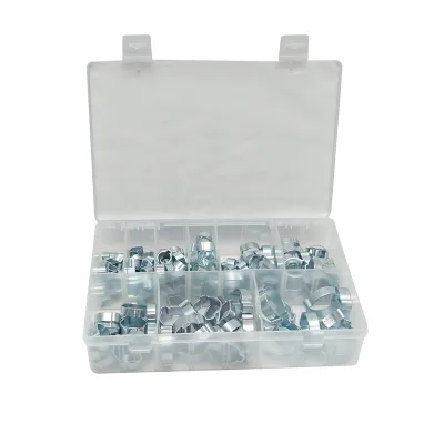Set fascette metalliche con orecchie 5–27 mm, 175 pezzi