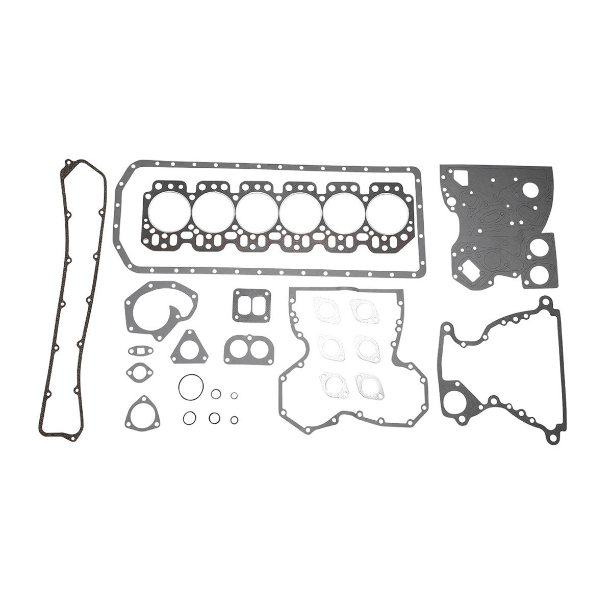 Set guarnizioni motore per John Deere, Renault cod OEM AR102265, AR102268, AR74367, AR79928, AR97180, AR97195, AR97786, RE16923, RE16925, RE37494, RE38858, RE501580, RE527022, 6005024687, RE37494N, TRE38858 Breckner Germany