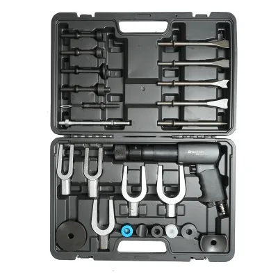Set martello pneumatico con scalpelli e accessori – 25 pezzi (6–8 bar) Breckner Germany - immagine 3