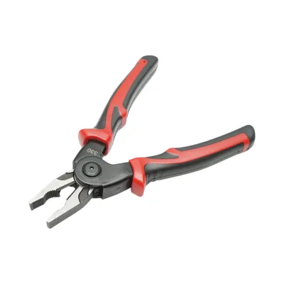 Set multifunzione 5 in 1 con forbici, pinze brevettate, taglierina, crimpatrice e spelafili. - immagine 6
