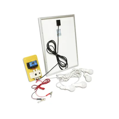 Set pannello solare 50W fotovoltaico monocristallino 670x540x30mm 12-24V batteria 12/17Ah 4 lampadine 9W - immagine 4
