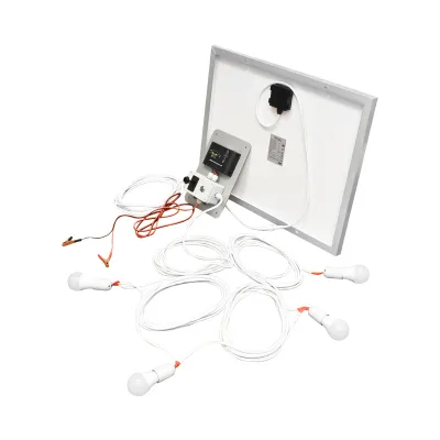 Set pannello solare 50W fotovoltaico monocristallino 670x540x30mm 12-24V presa accendisigari con 4 lampadine 9W - immagine 3