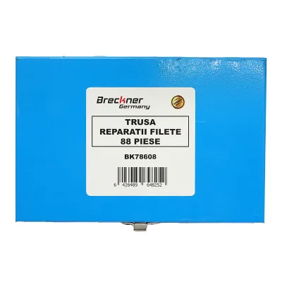 Set per la riparazione di filetti M6, M8, M10, 88 pezzi, Breckner Germany. - immagine 2