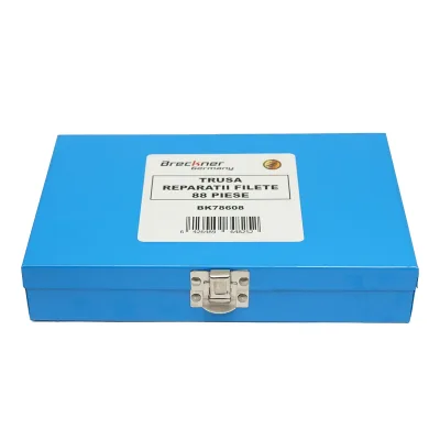 Set per la riparazione di filetti M6, M8, M10, 88 pezzi, Breckner Germany. - immagine 4