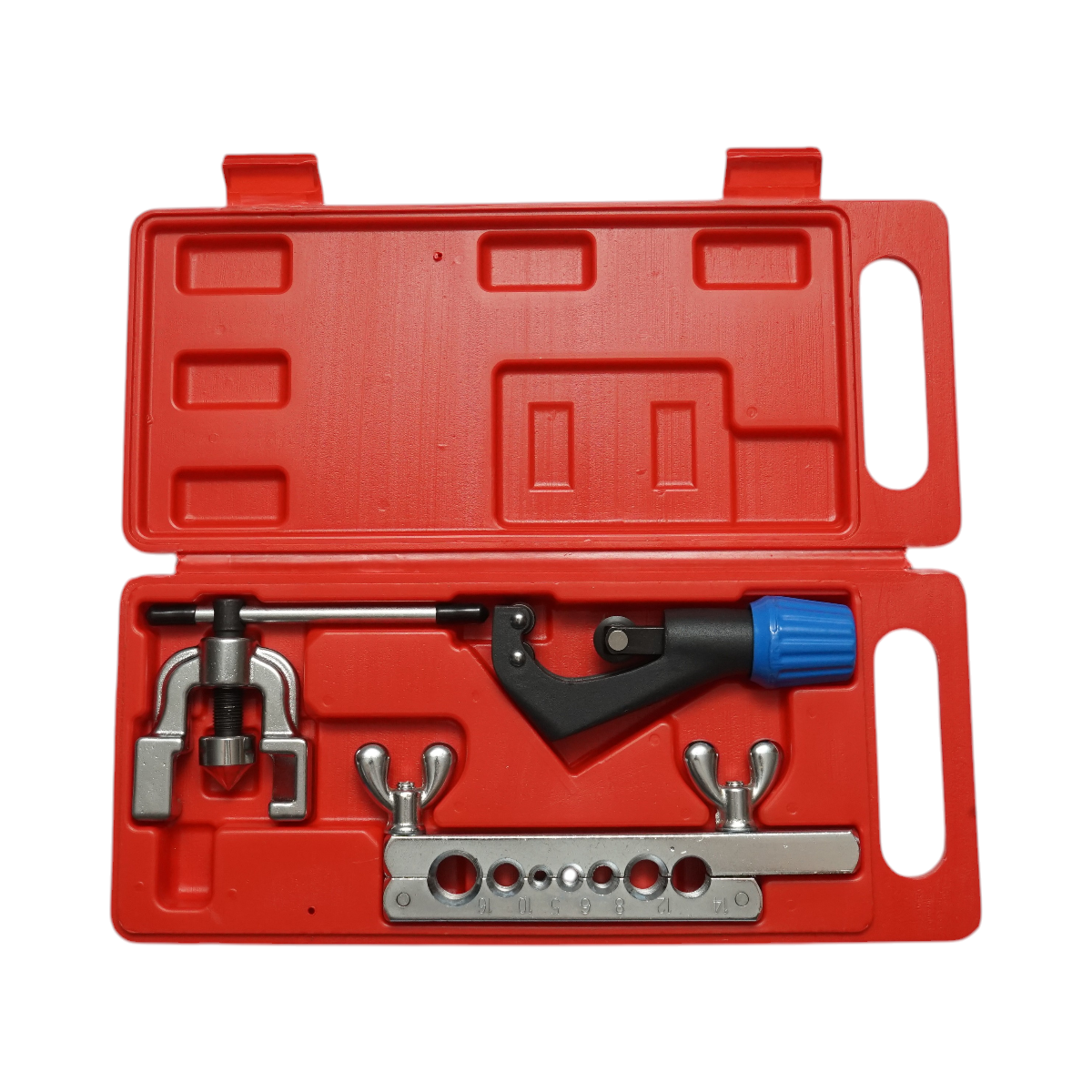 Set per piegatura tubi dei freni e tubi HVAC con tagliatubi, 3 pezzi. Breckner Germany - immagine 2