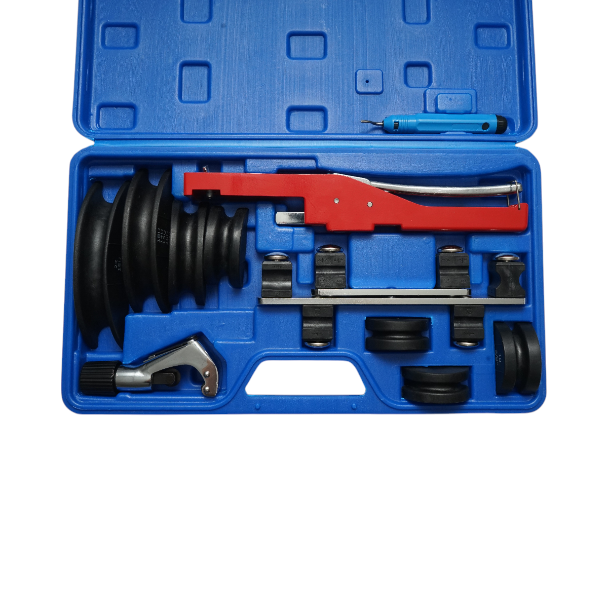 Set per piegatura tubi HVAC/R 6‑22 mm con tagliatubi 4‑28 mm e sbavatore Breckner Germany - immagine 3