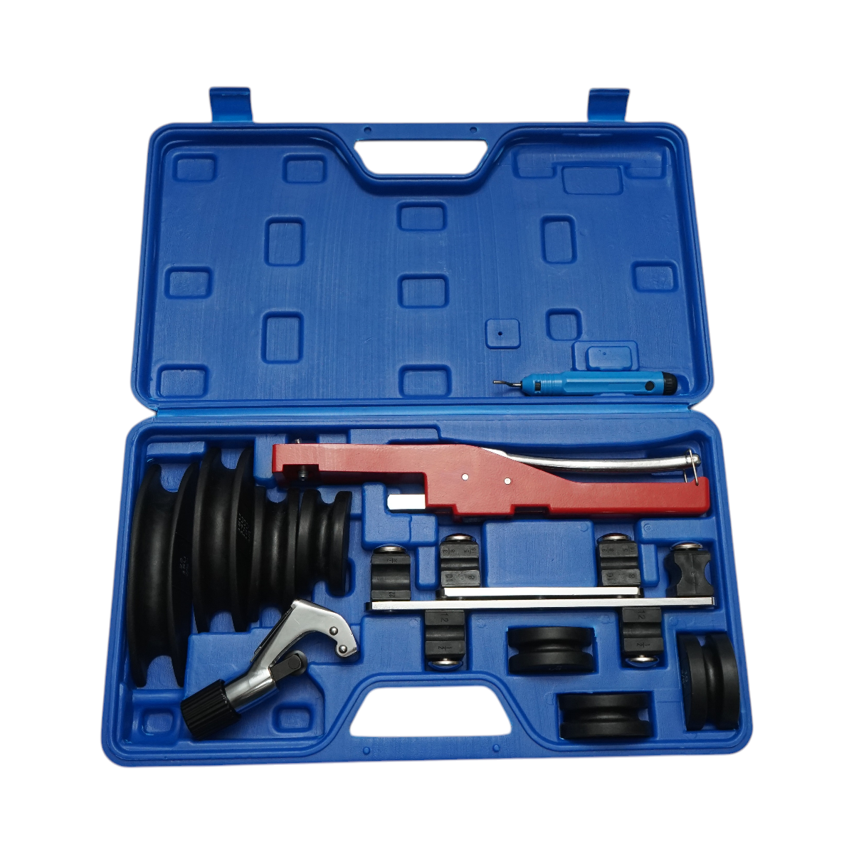 Set per piegatura tubi HVAC/R 6‑22 mm con tagliatubi 4‑28 mm e sbavatore Breckner Germany - immagine 2