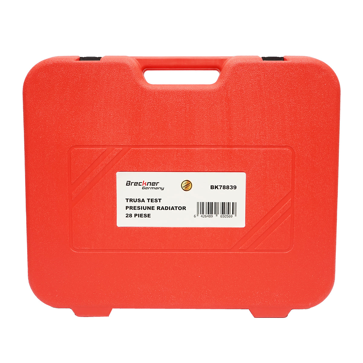 Set per testare la pressione del radiatore e del sistema di raffreddamento – 28 pezzi Breckner Germany - immagine 2