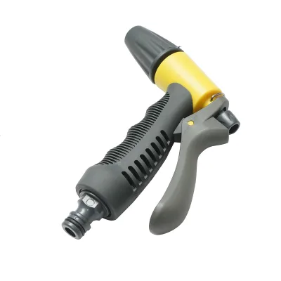 Set pistola a spruzzo regolabile con 2 connettori da 1/2 e adattatore da 1/2-3/4 per tubo da giardino Crownman - immagine 4