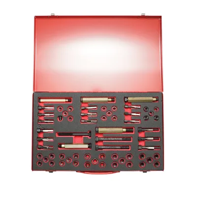 Set professionale per la riparazione dei filetti delle candele M8x1, M9x1, M10x1.25, M10x1, M12x1.25 Breckner Germany - immagine 3