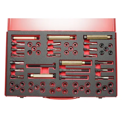 Set professionale per la riparazione dei filetti delle candele M8x1, M9x1, M10x1.25, M10x1, M12x1.25 Breckner Germany - immagine 4