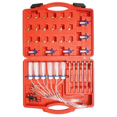 Set tester diagnostico andata e ritorno per iniettori common rail Bosch, Denso, Delphi, Siemens e set di misuratori di portata per motori diesel, Breckner Germany. - immagine 3