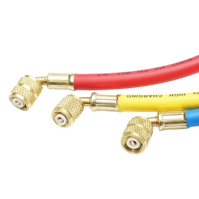 Set tubi 90 cm 3 colori per carica freon R-410a - immagine 4