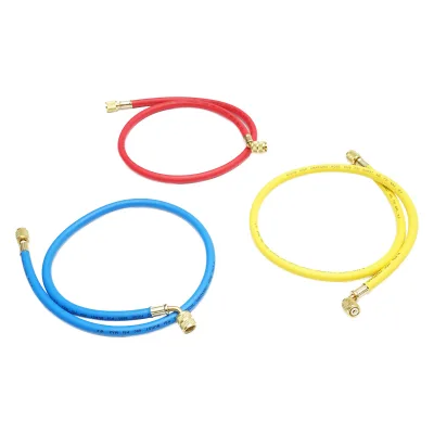 Set tubi 90 cm 3 colori per carica freon R-410a - immagine 2