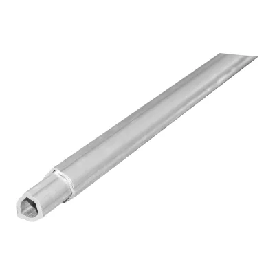 Set tubi triangolari cardanici serie T2 esterno 36,1x29,8 e interno 29x20,6 L=1,5m - immagine 2