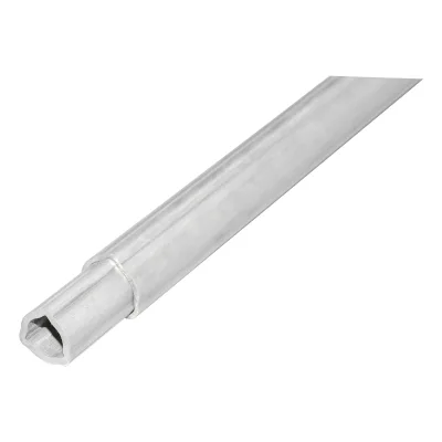 Set tubi triangolari cardanici serie T4 esterno 43,4 e interno 40,1x36,1 croce 27x74,6 L=1m - immagine 2