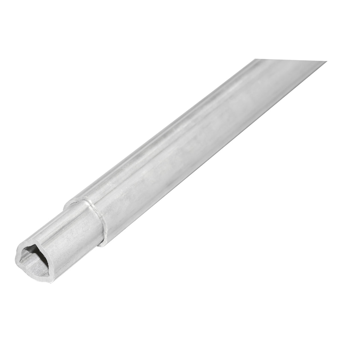 Set tubi triangolari cardanici serie T4 esterno 43,4 e interno 40,1x36,1 croce 27x74,6 L=1m - immagine 2