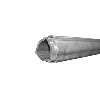 Set tubi triangolari cardanici serie T5 est. e int. 51,3 per 44,7 croce 30x80 L=3M - immagine 2