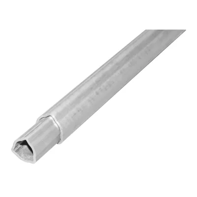 Set tubi triangolari cardanici serie T6 esterno 54 e interno 45 croce 30,2x92 L=1m tubo cardanico - immagine 2