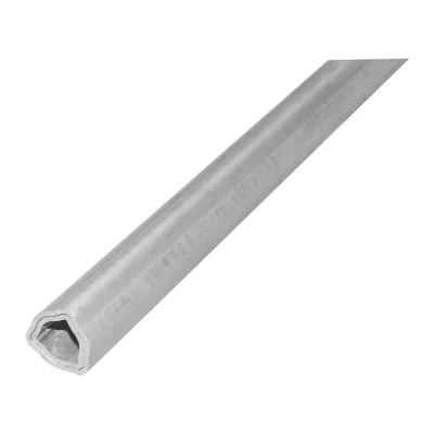 Set tubi triangolari cardanici serie T6 esterno 54 e interno 45 croce 30,2x92 L=1m tubo cardanico - immagine 3