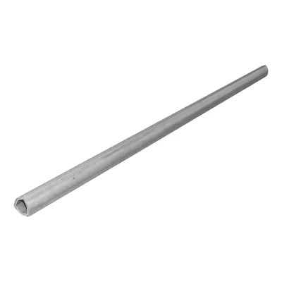 Set tubi triangolari cardano serie T5 esterno 51.3 e interno 44.7 croce 30.2x80 L=1.5m tubo cardanico - immagine 4