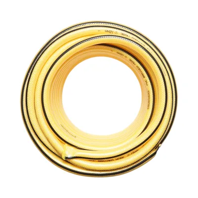 Set tubo da giardino in PVC intrecciato da 1/2, rotolo da 22,5 m con ugello spruzzatore, set di connettori Crownman e adattatore - immagine 3