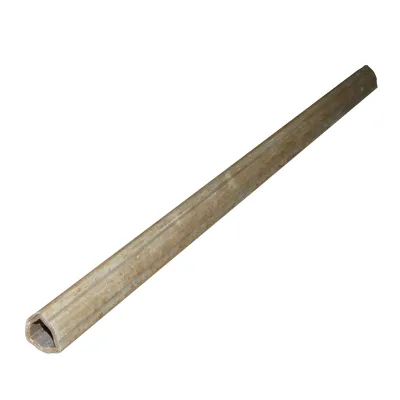 Set tubo triangolare cardan serie T5 esterno 51,3 e interno 44,7 croce 30,2x80 L=1m - immagine 2