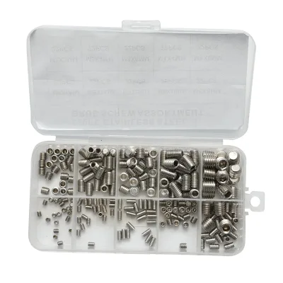 Set viti filettati senza testa con esagono incassato M3–M8, 220 pezzi - immagine 2