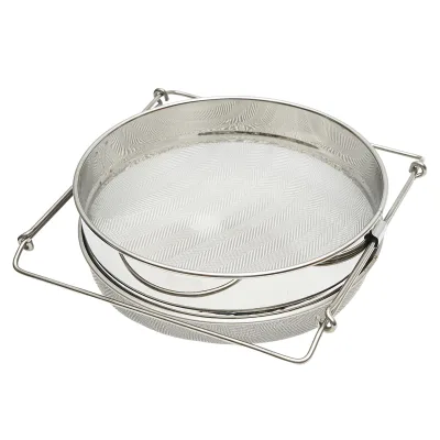 Setaccio doppio in acciaio inox per filtrare il miele, 235 mm - immagine 3
