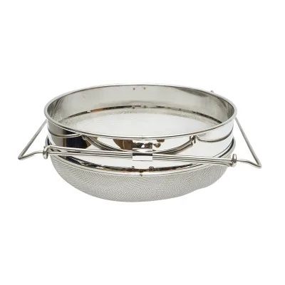Setaccio doppio in acciaio inox per filtrare il miele, 235 mm - immagine 4
