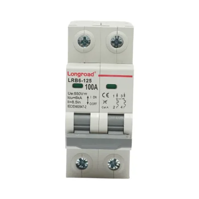 Sezionatore, interruttore automatico di sovraccarico 2P, 100A, 550VDC Longroad