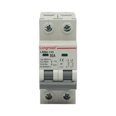 Sezionatore, interruttore automatico di sovracorrente 2P, 80 A, 550 VDC Longroad