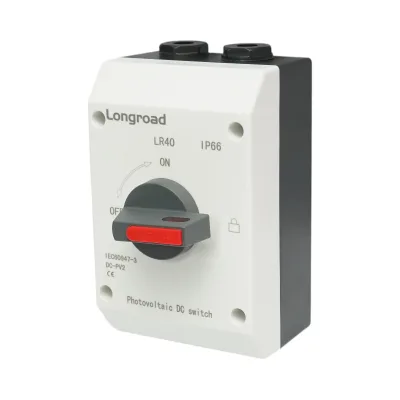 Sezionatore, interruttore LR40, 4P, 32A, 1000V per impianti fotovoltaici Longroad - immagine 4