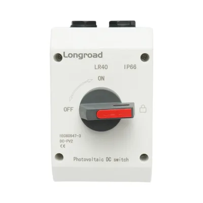 Sezionatore, interruttore LR40, 4P, 32A, 1000V per impianti fotovoltaici Longroad