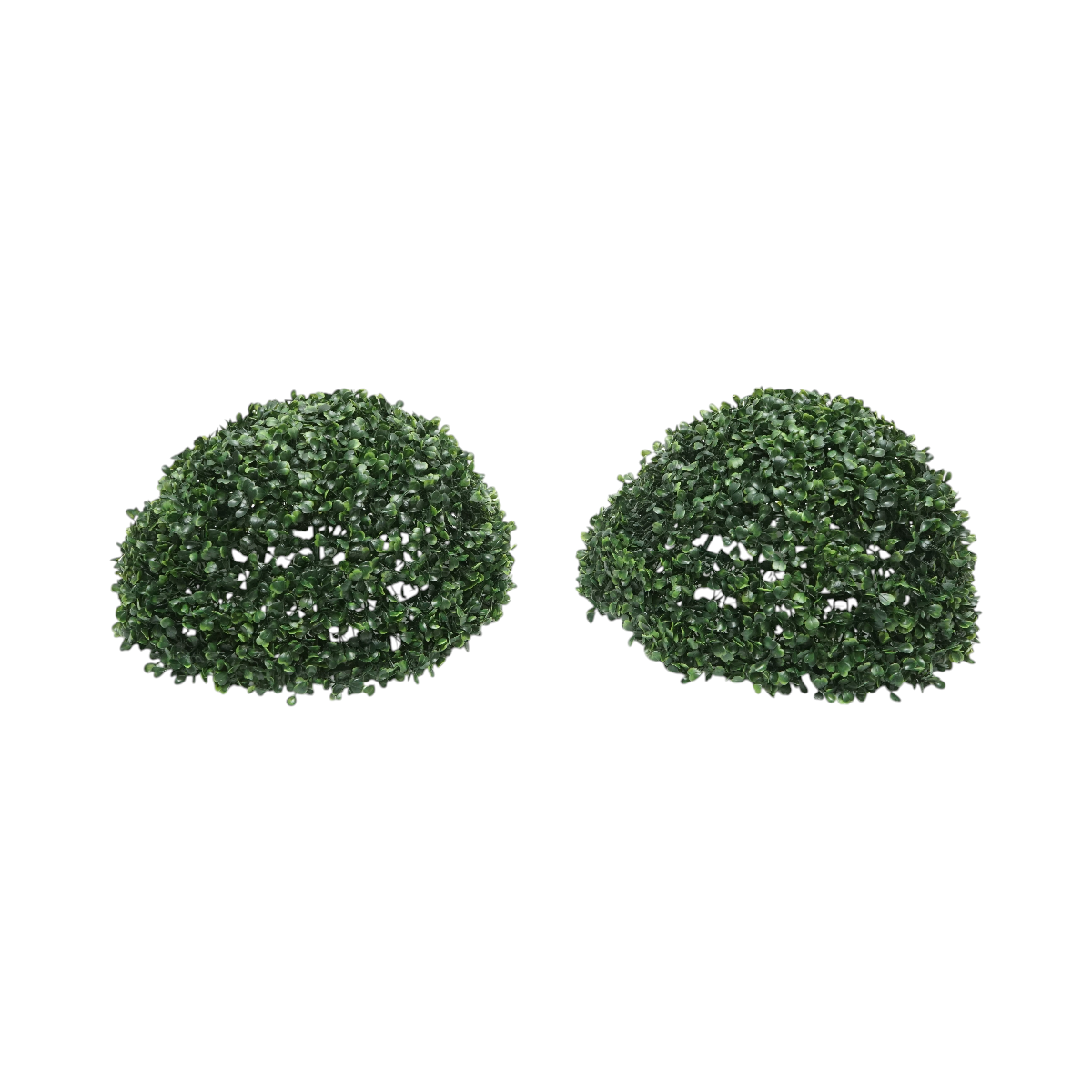 Sfera decorativa artificiale verde con foglie  Ø 30 cm - immagine 2
