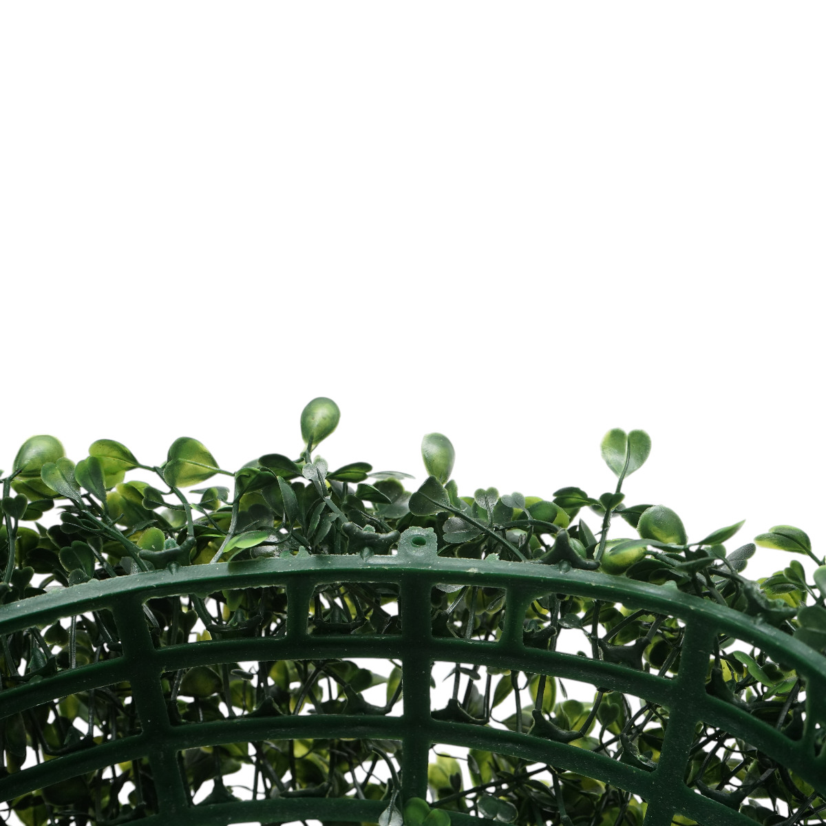 Sfera decorativa artificiale verde con foglie  Ø 30 cm - immagine 5