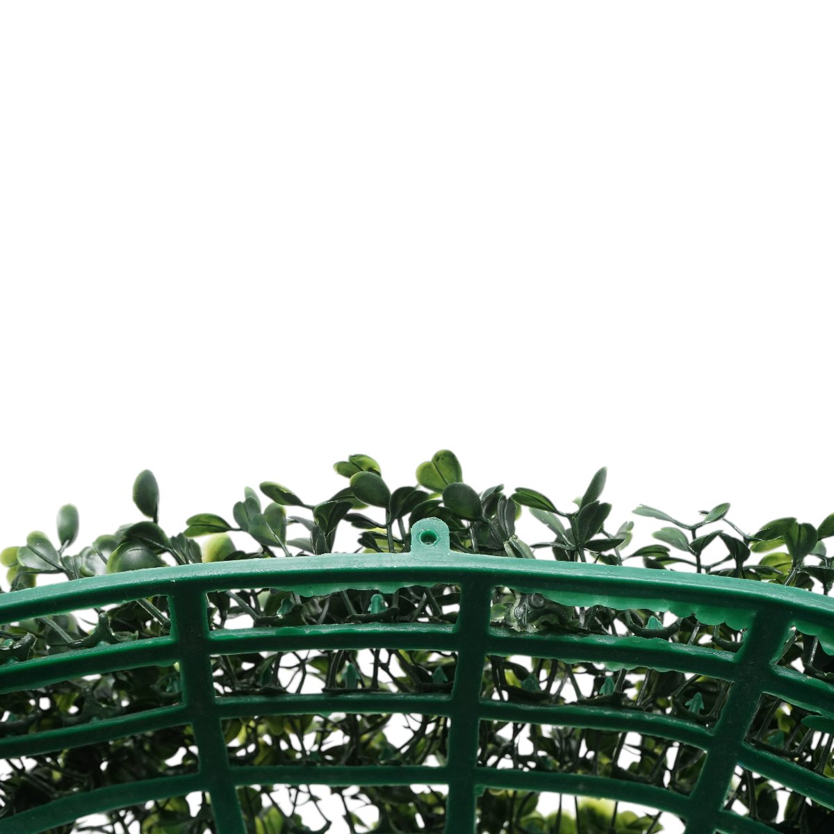 Sfera decorativa artificiale verde con foglie  Ø 40 cm - immagine 5