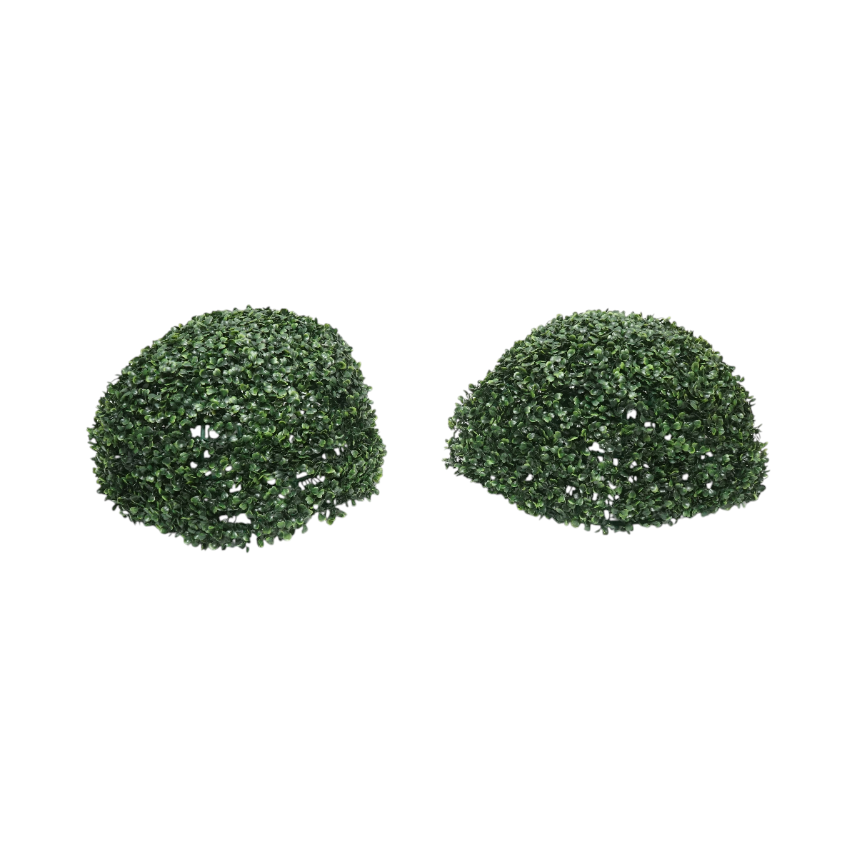 Sfera decorativa artificiale verde con foglie  Ø 40 cm - immagine 2
