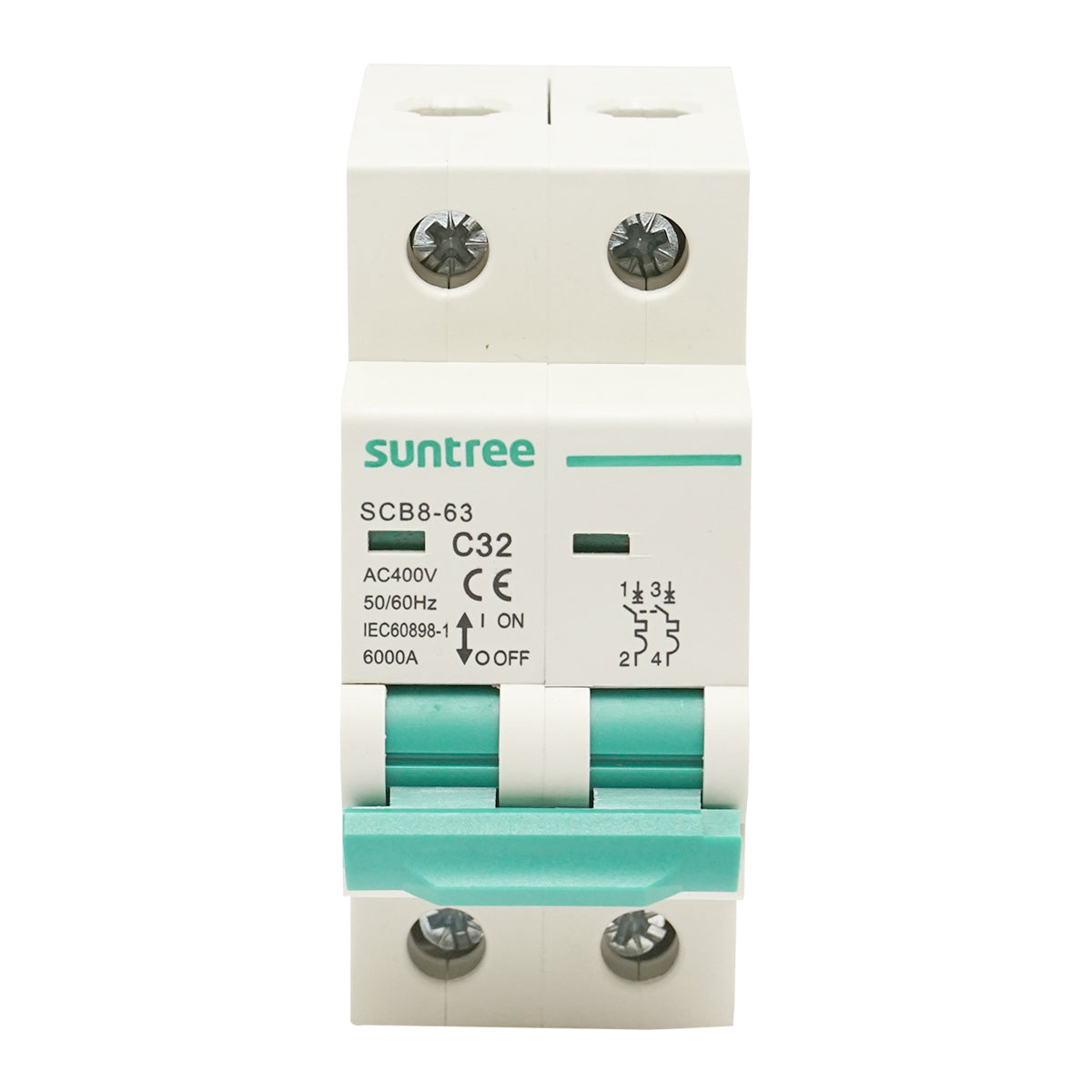 Sicurezza automatica tipo interruttore 2P, 32A 400VAC Suntree