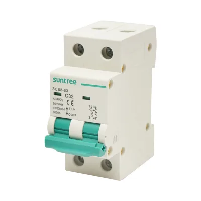 Sicurezza automatica tipo interruttore 2P, 32A 400VAC Suntree - immagine 2